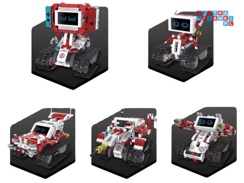 Klocki Techniczne Robots Pro 5w1 Zestaw z Pilotem i Ekranem LED RC0741