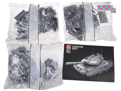 Klocki konstrukcyjne Wojskowy CZOŁG niemiecki Leopard 2A7 - 1498 ele ZA5758