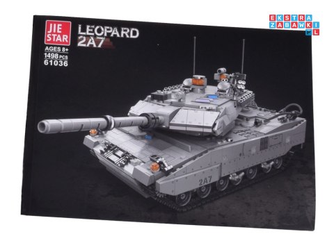 Klocki konstrukcyjne Wojskowy CZOŁG niemiecki Leopard 2A7 - 1498 ele ZA5758