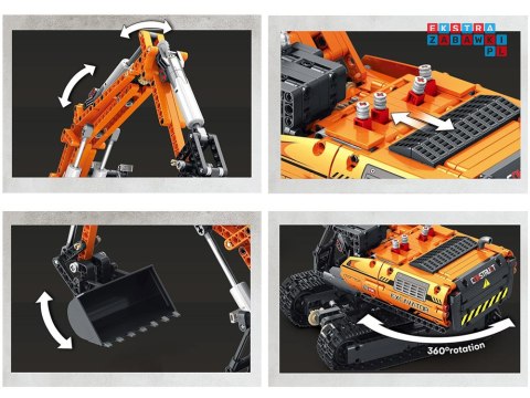 Klocki konstrukcyjne Zdalnie sterowana KOPARKA 1106-ele ZA5797