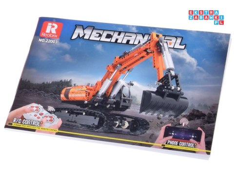 Klocki konstrukcyjne Zdalnie sterowana KOPARKA 1106-ele ZA5797