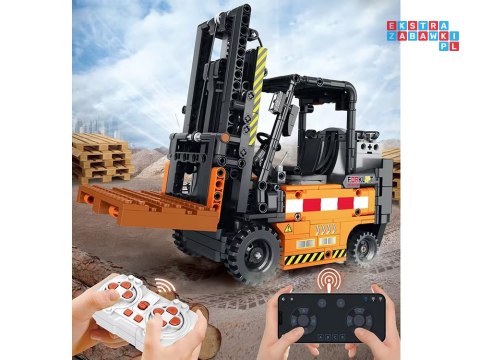 Klocki konstrukcyjne Zdalnie sterowany WÓZEK WIDŁOWY ruchomy 722-ele ZA5796