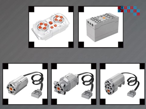 Klocki konstrukcyjne Zdalnie sterowany WÓZEK WIDŁOWY ruchomy 722-ele ZA5796