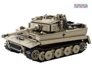 [ZA5807] Klocki konstrukcyjne czołg Tiger I World of Tanks 1138 el. 1:28