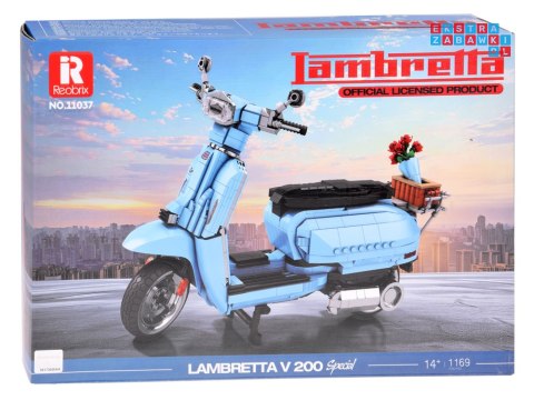 Klocki licencjonowane Włoski SKUTER Lambretta V 200 Special 1169-ele ZA5795