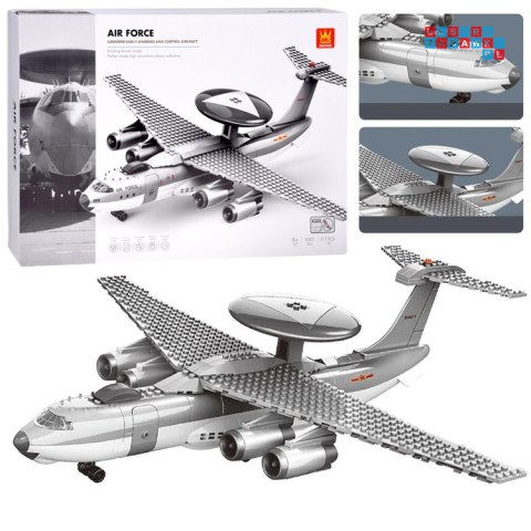 Klocki techniczne Samolot wczesnego ostrzegania i kontroli 217ele ZA5746