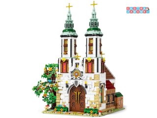[ZA5804] Klocki techniczne swiecący kościół Św. Andrzeja w Krakowie 3087 el.