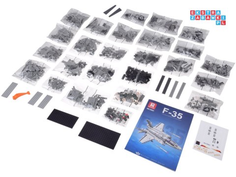 Klocki techniczne amerykański myśliwiec F-35 Lighting II 1600ele ZA5799