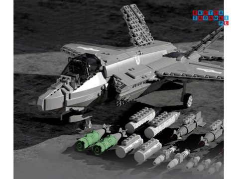 Klocki techniczne amerykański myśliwiec F-35 Lighting II 1600ele ZA5799