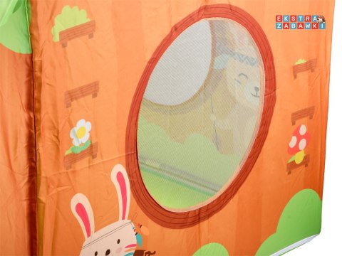[ZA5763] Kolorowy namiot domek dla dzieci "Leśni przyjaciele" torba