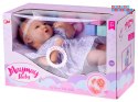 [ZA5834] Lalka bobas interaktywna 46cm w liliowej sukience akcesoria