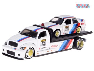 [ZA5958] Maisto licencjonowane auta metalowe 1:64 Flatbed i BMW M3 1988