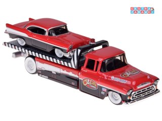 [ZA5864] Maisto licencjonowane auta metalowe Chevrolet Flatbed 1957 i Bel Air