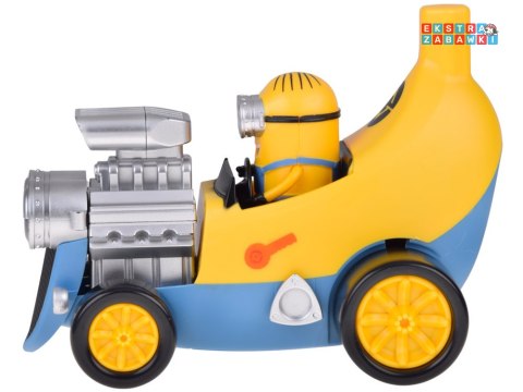 [ZA5941] Minionek w bananowym aucie światła dźwięki i wibracje