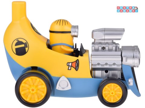 [ZA5941] Minionek w bananowym aucie światła dźwięki i wibracje
