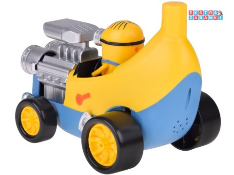 [ZA5941] Minionek w bananowym aucie światła dźwięki i wibracje