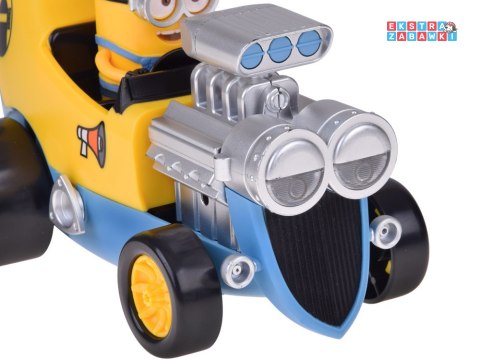 [ZA5941] Minionek w bananowym aucie światła dźwięki i wibracje