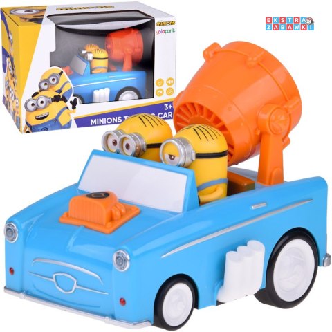 [ZA5940] Minionki w akcji interaktywne auto jeździ gada źwieci i dmucha