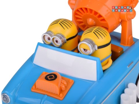 [ZA5940] Minionki w akcji interaktywne auto jeździ gada źwieci i dmucha