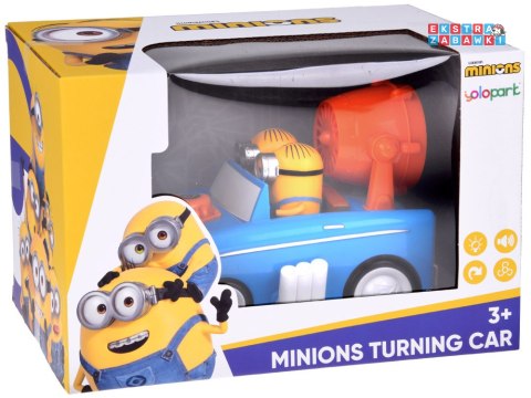 [ZA5940] Minionki w akcji interaktywne auto jeździ gada źwieci i dmucha