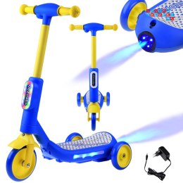 [SP0840 NI] Odrzutowa hulajnoga elektryczna dla dzieci muzyka Disco para wodna