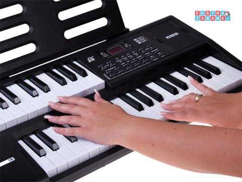 [IN0185] Organy Keybord 61-klawiszy z funkcją podziału Split mikrofon