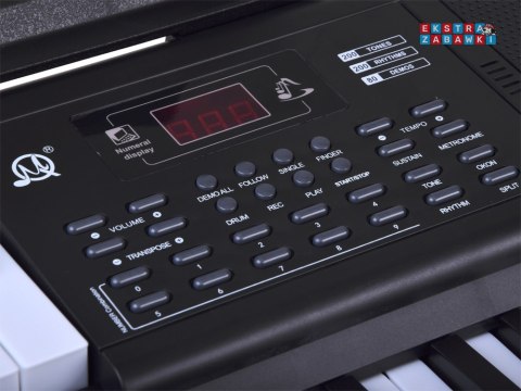 [IN0185] Organy Keybord 61-klawiszy z funkcją podziału Split mikrofon