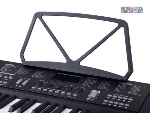 Organy Keyboard klasyczny 61 klawiszy w dotyku jak drewno mikrofon