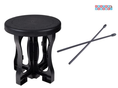 [IN0182] Perkusja dla dzieci 5-bębnów taboret w zestawie niebieski design