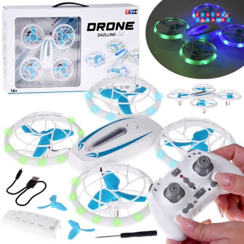 [RC0737] Quadcopter Led dron efektowne oświetlenie super akrobacje pilot