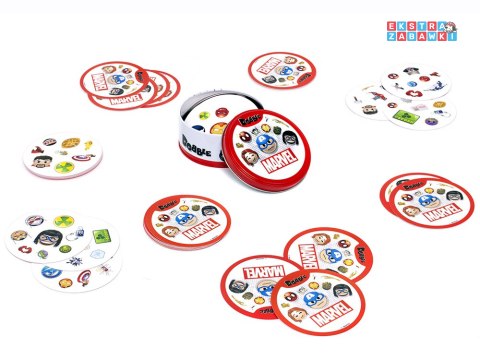 [GR0773] Rebel karciana gra Dobble Marvel Emoji - okrągłe karty do gry