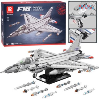 [ZA5801] Reobrix klocki konstrukcyjne samolot myśliwiec F16 1337 el.