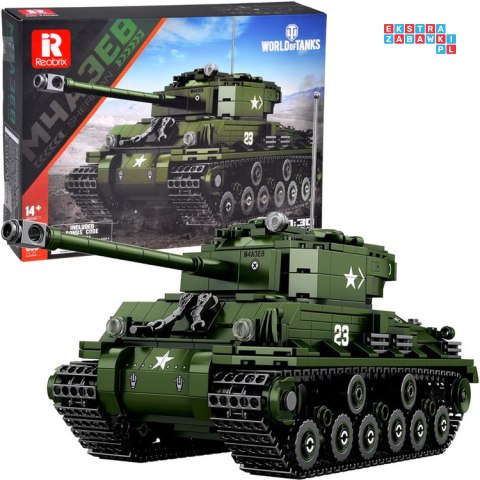 Reobrix Licencjonowane Klocki Czołg Sherman M4A3E8 836 ele ZA5806