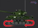 Reobrix Licencjonowane Klocki Czołg Sherman M4A3E8 836 ele ZA5806