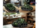 Reobrix Licencjonowane Klocki Czołg Sherman M4A3E8 836 ele ZA5806