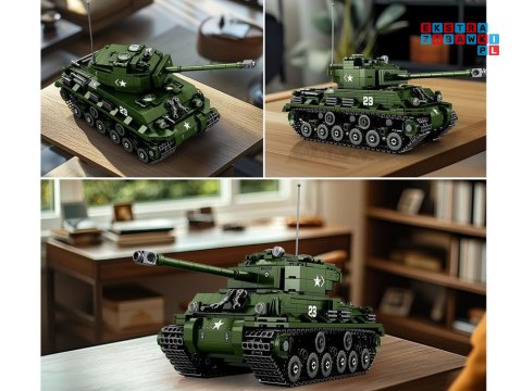 Reobrix Licencjonowane Klocki Czołg Sherman M4A3E8 836 ele ZA5806