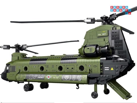 Reobrix Licencjonowane Klocki Helikopter CH-47 Chinook 1458 ele ZA5802