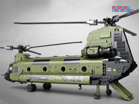 Reobrix Licencjonowane Klocki Helikopter CH-47 Chinook 1458 ele ZA5802