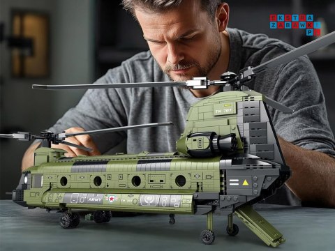 Reobrix Licencjonowane Klocki Helikopter CH-47 Chinook 1458 ele ZA5802