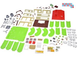 SERIA ZWIERZĘTA FARMA Stodoła z drogą + traktor, figurki i akcesoria ZA5687