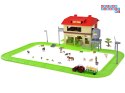 SERIA ZWIERZĘTA FARMA Stodoła z drogą + traktor, figurki i akcesoria ZA5687