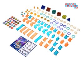 ŚWIECĄCE Klocki magnetyczne 3D - Zbuduj tor kulkowy KULODROM 116-ele ZA5894