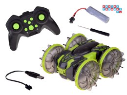 [RC0735 ZI] Samochód Amfibia 2w1 Stunt zdalnie sterowany RC jeździ pływa świeci