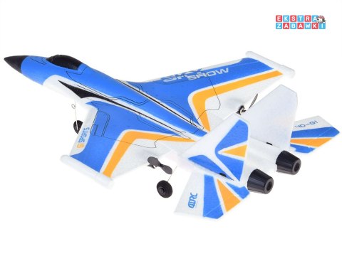[RC0721 NI] Samolot Sky Show lekki składany samolot z pianki z LED i napędem USB