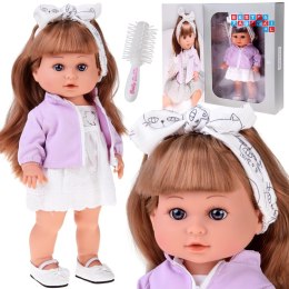 [ZA5876] Urocza lalka Jaśminka z długimi włosami 38cm w eleganckim ubranku