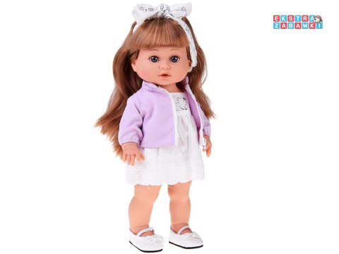 [ZA5876] Urocza lalka Jaśminka z długimi włosami 38cm w eleganckim ubranku