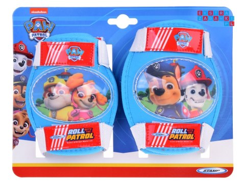 [ SP0849 ] Zapinane ochraniacze na łokcie S i kolana M dla dzieci Psi Patrol