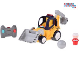 Zdalnie sterowane auto budowlane SPYCHACZ-KOPARKA Dźwięk + światła ZA5669