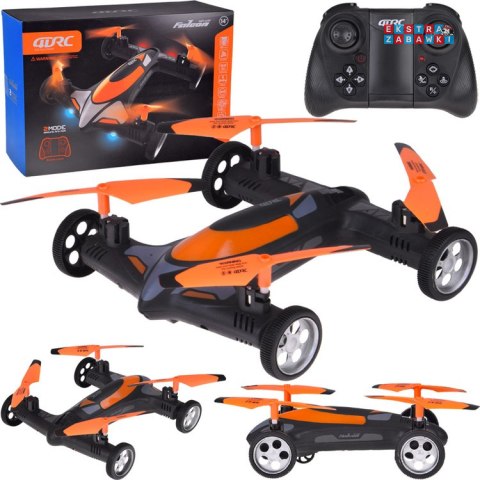 [RC0725 PO] Zdalnie sterowany dron Quadkopter z kamerką 2w1 lata jeździ