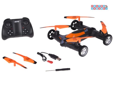 [RC0725 PO] Zdalnie sterowany dron Quadkopter z kamerką 2w1 lata jeździ